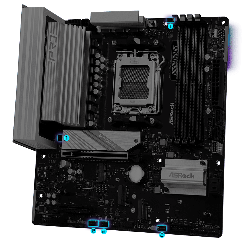 ASRock B850M Pro RS Motherboard