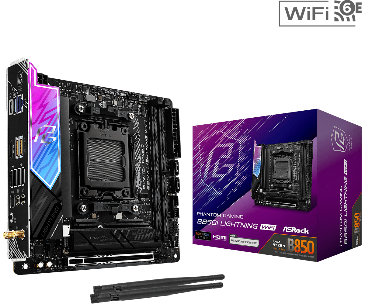 ASRock B850I Lightning WiFi Motherboard