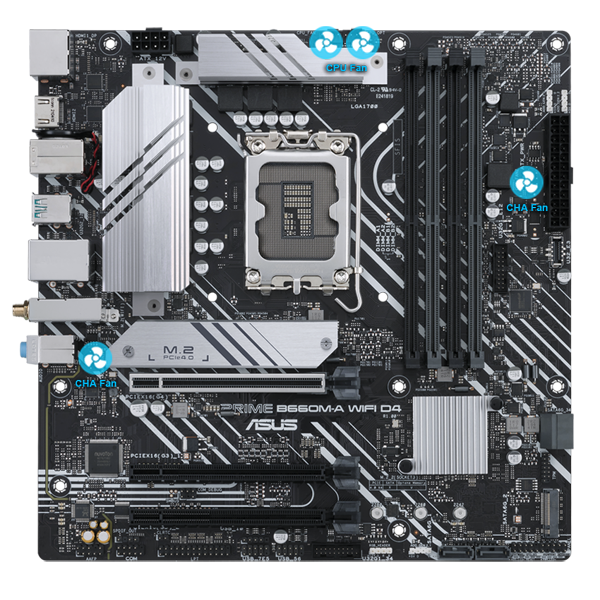Scheda Madre ASUS PRIME H610M-K D4 - Intel H610, LGA1700, DDR4, PCIe 4.0 Per PC Gaming - Foto 6
