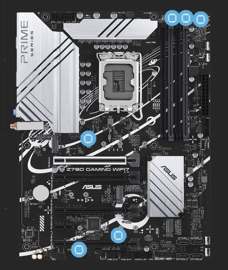 ASUS PRIME Z790-V WIFI7 motherboard