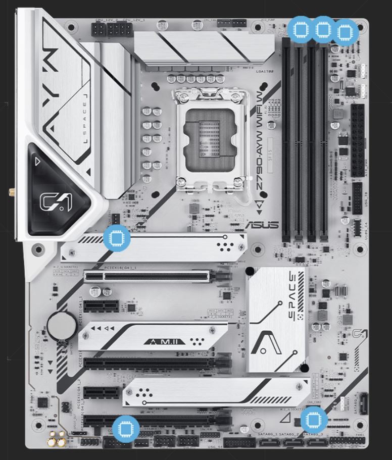 ASUS Z790-AYW WIFI W motherboard