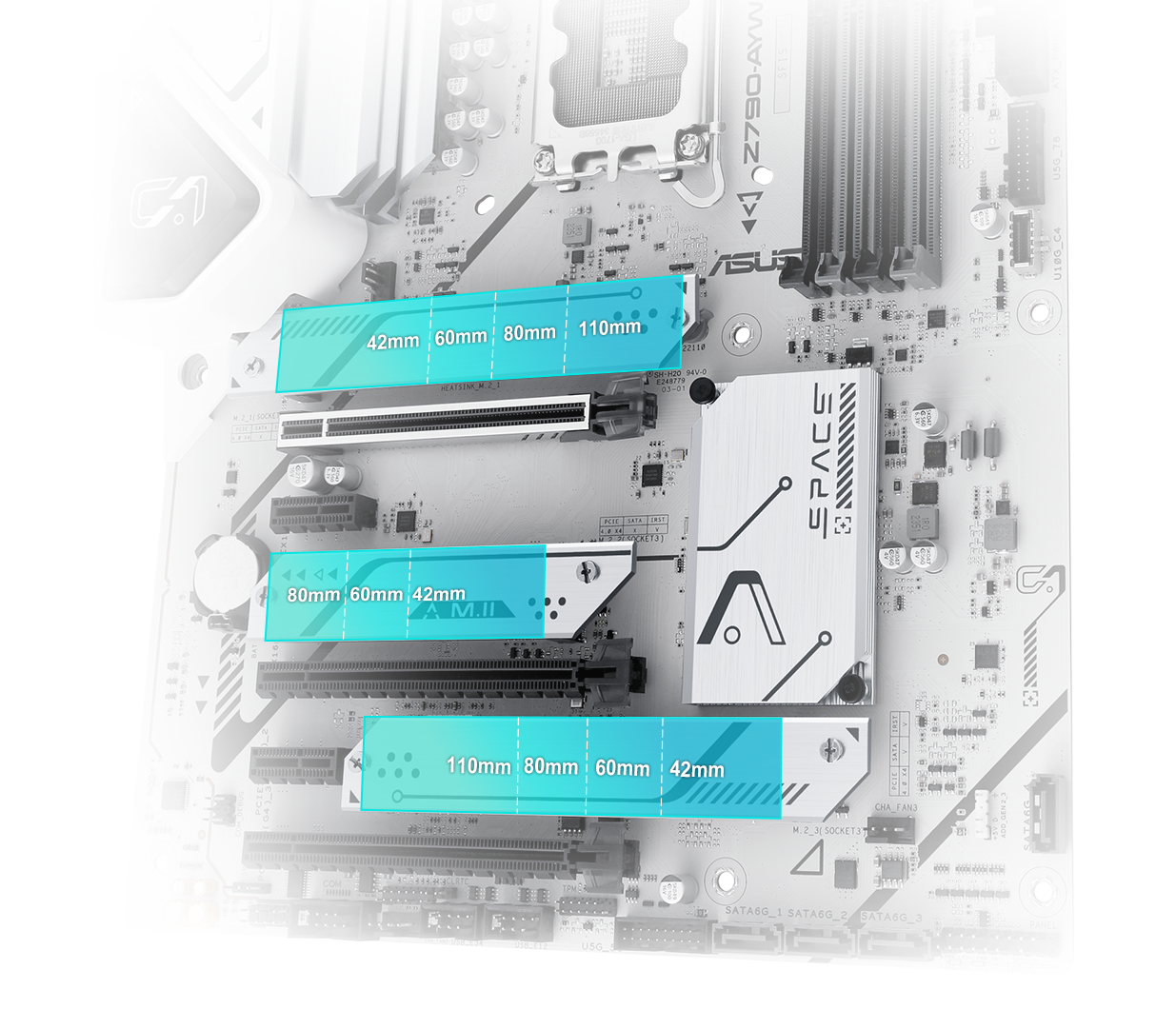 ASUS Z790-AYW WIFI W motherboard