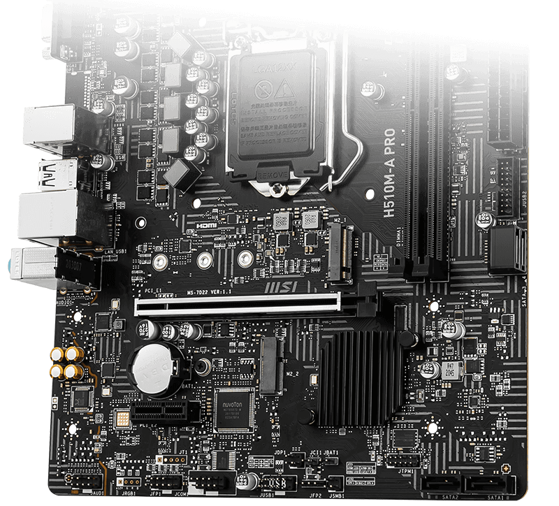 MSI H510M-A PRO LGA 1200 Micro ATX Intel Motherboard - Newegg.com