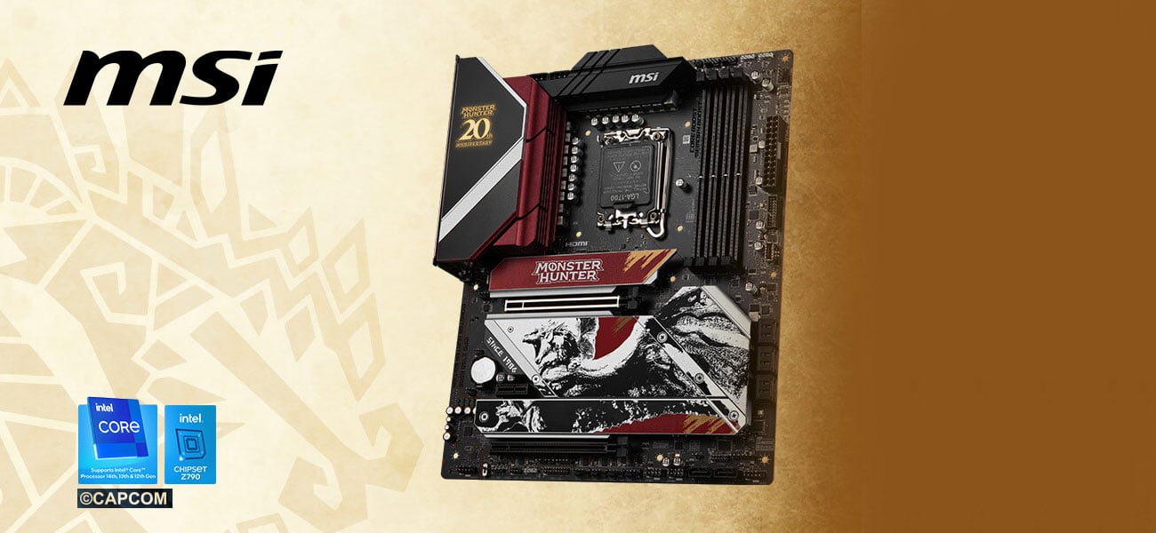 MSI MPG Z790 EDGE MONSTER HUNTER EDITION ATX Motherboard