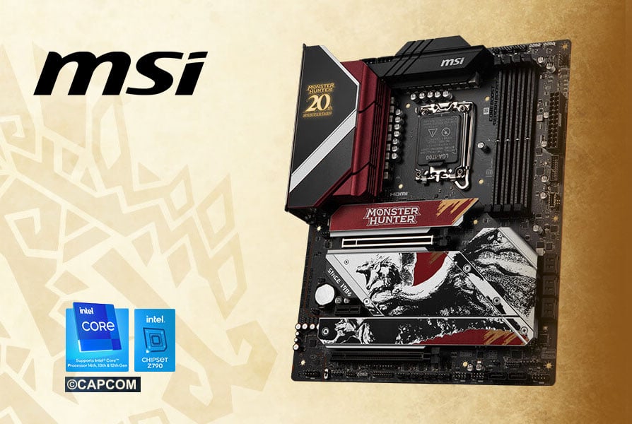 MSI MPG Z790 EDGE MONSTER HUNTER EDITION ATX Motherboard