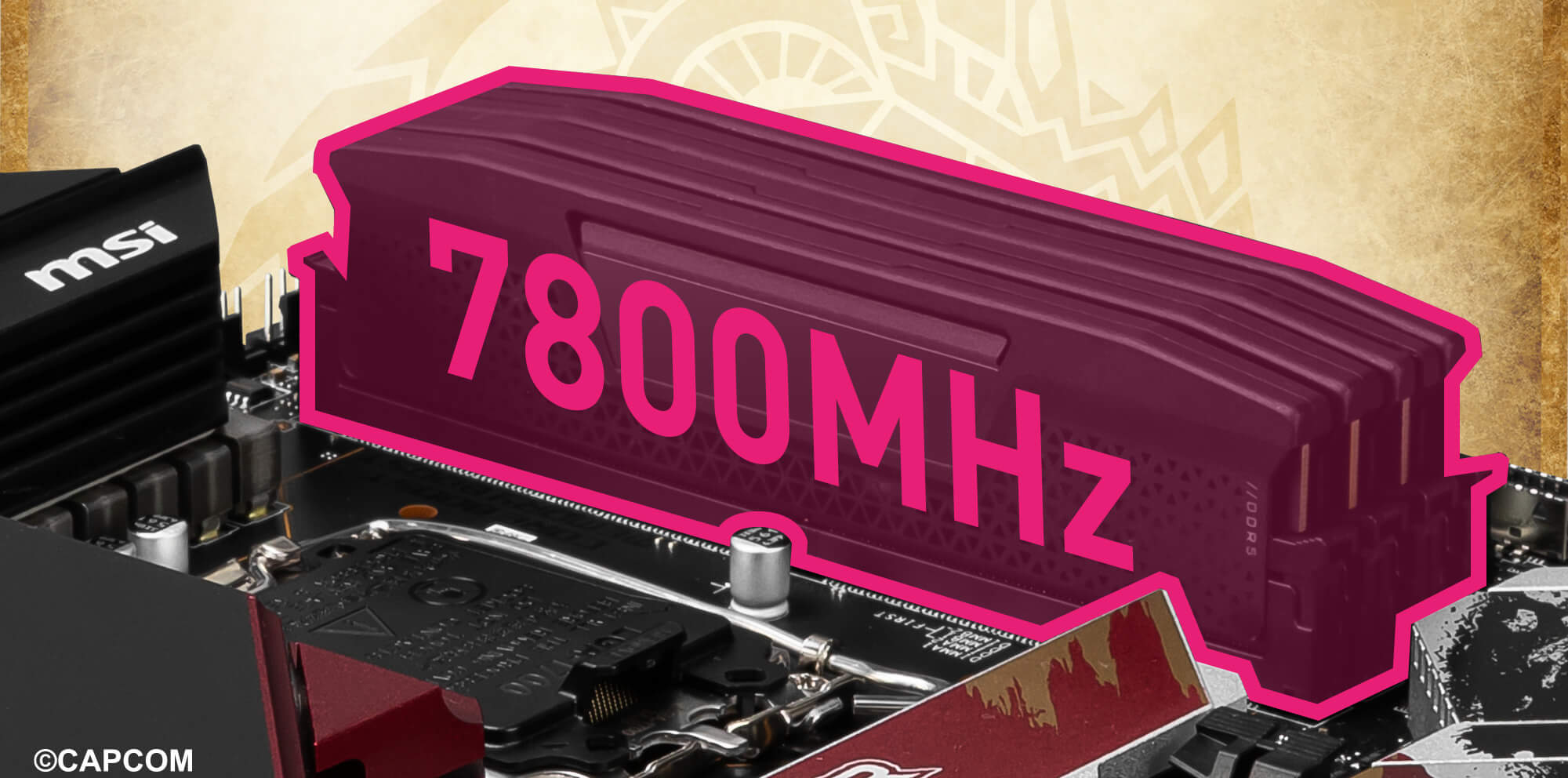 MSI MPG Z790 EDGE MONSTER HUNTER EDITION ATX Motherboard