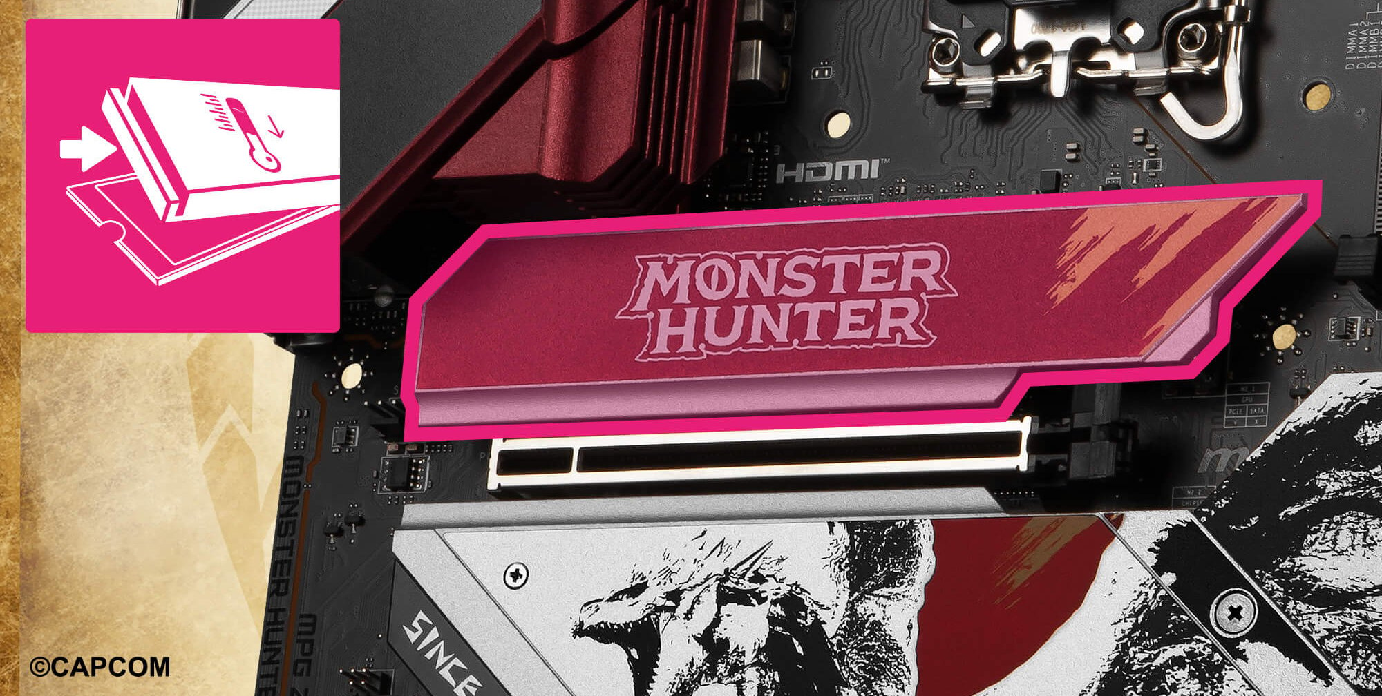 MSI MPG Z790 EDGE MONSTER HUNTER EDITION ATX Motherboard