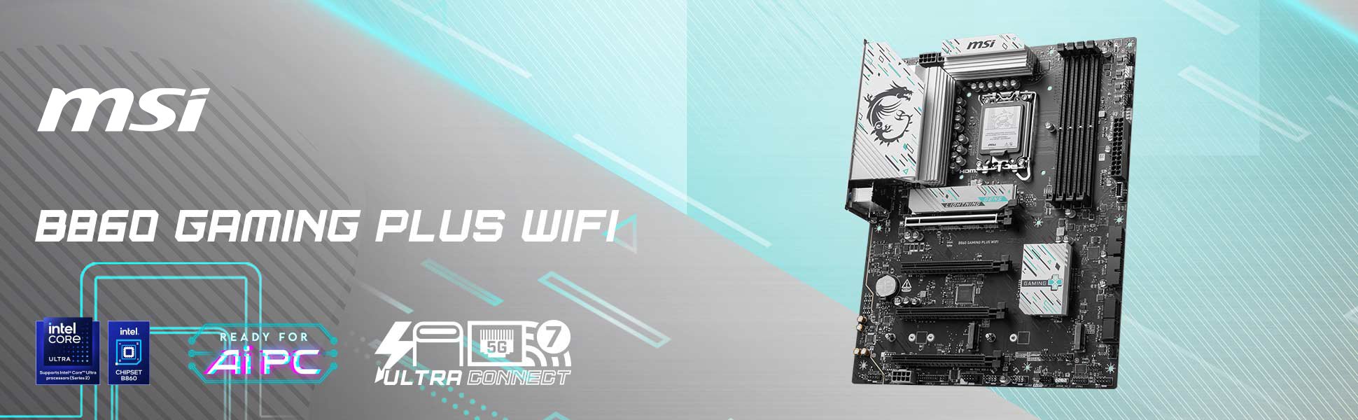 MSI B860 GAMING PLUS WIFI Motherboard