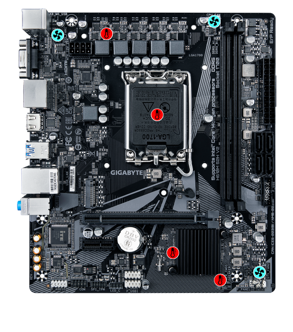 GIGABYTE H610M S2H V2 Motherboard