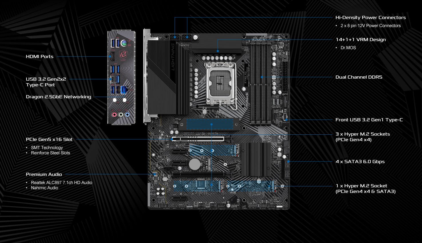 ASRock Z790 PG Lightning Motherboard