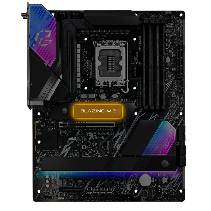 ASRock Phantom Gaming Z890 Lightning WiFi Motherboard