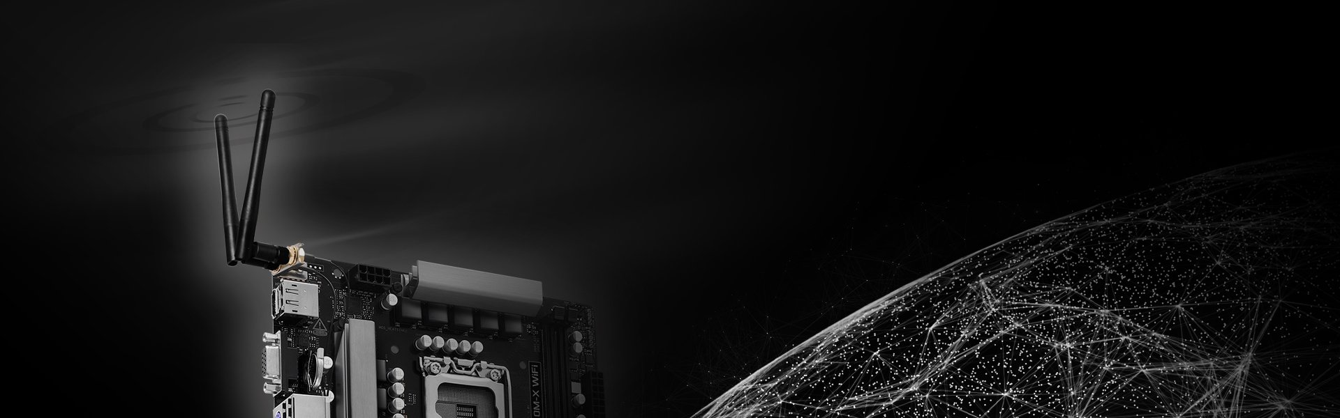 ASRock H810M-X WIFI LGA 1851 Intel H810 Micro ATX Motherboard