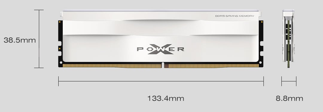 Silicon Power XPOWER Zenith DDR5 Gaming UDIMM Desktop Memory