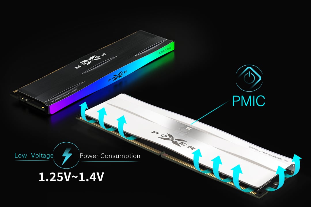 Silicon Power XPOWER Zenith DDR5 RGB Gaming UDIMM Desktop Memory