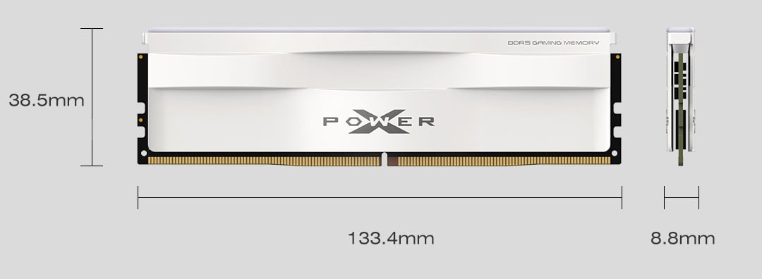 Silicon Power XPOWER Zenith DDR5 RGB Gaming UDIMM Desktop Memory