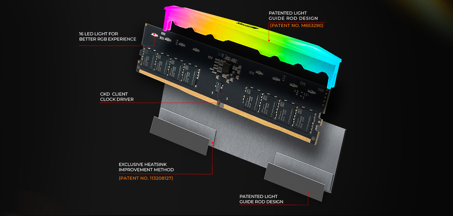 V-COLOR Manta XFinity RGB Desktop Memory