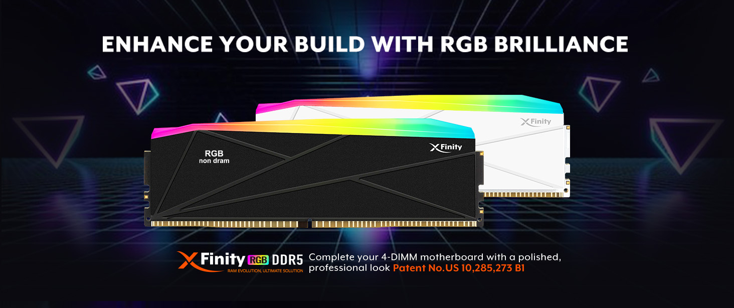 V-Color Manta XFinity DDR5 RGB Filler Solution Memory