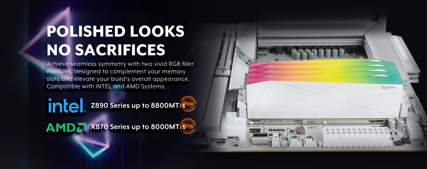 V-Color Manta XFinity DDR5 RGB Filler Solution Memory