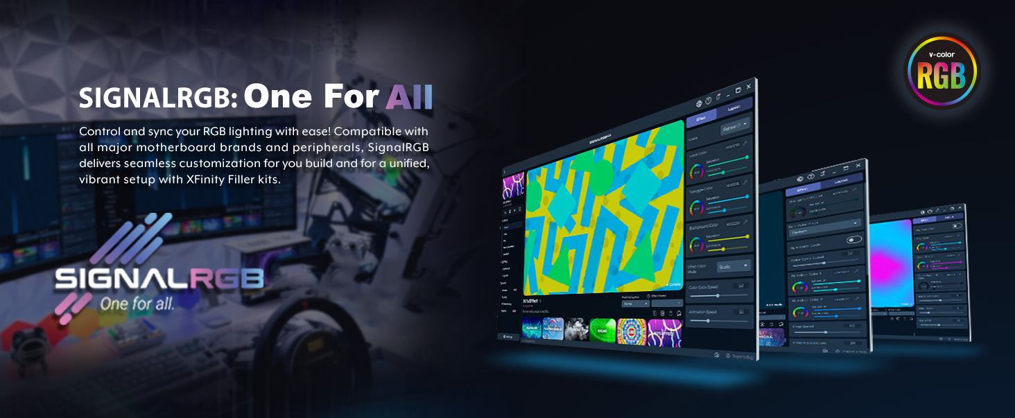 V-Color Manta XFinity DDR5 RGB Filler Solution Memory