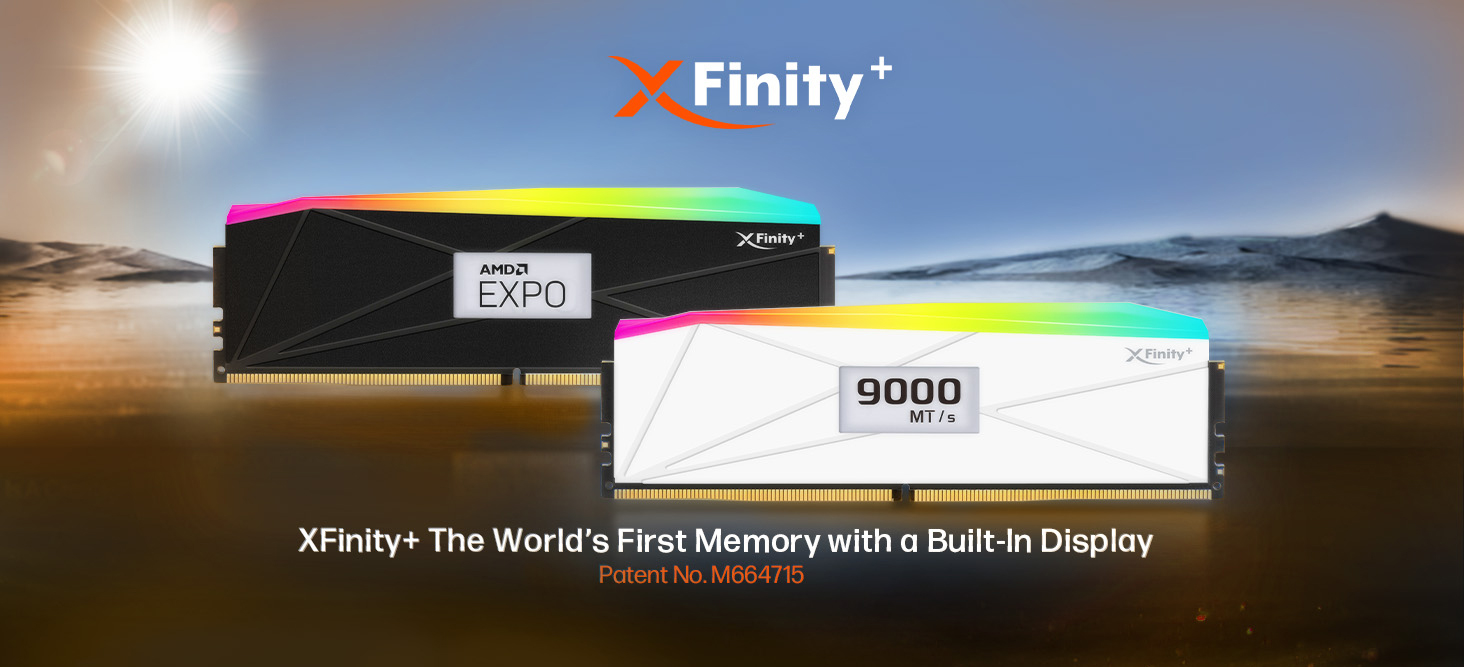 V-COLOR OLED XFinity+ DDR5 RGB Gaming Desktop Memory