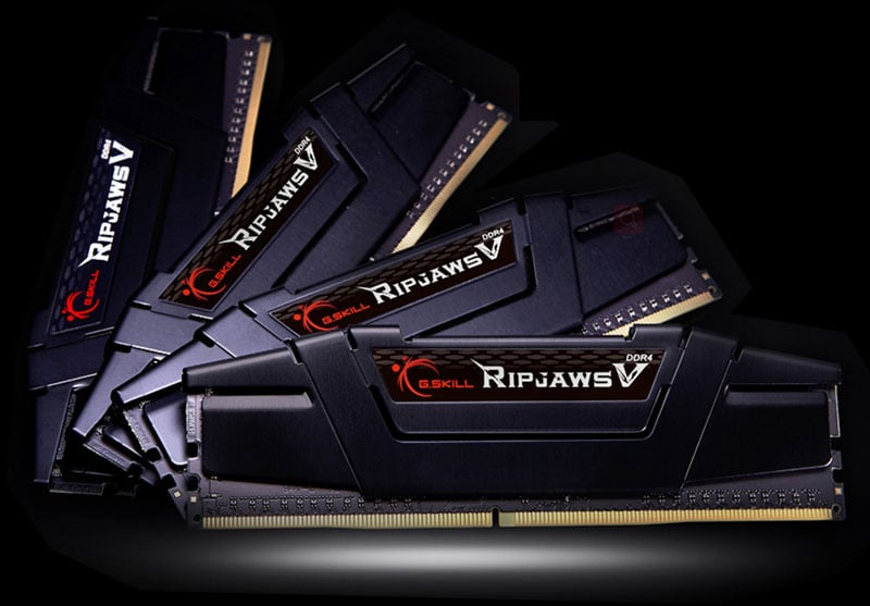 G.Skill Ripjaws V Black - 2 x 8 Go (16 Go) - DDR4 3200 MHz - CL16