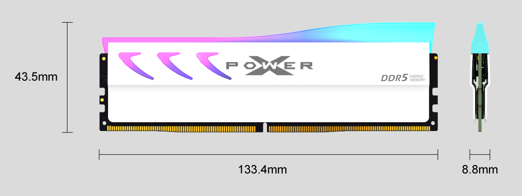 Silicon Power Storm RGB DDR5 Desktop Memory