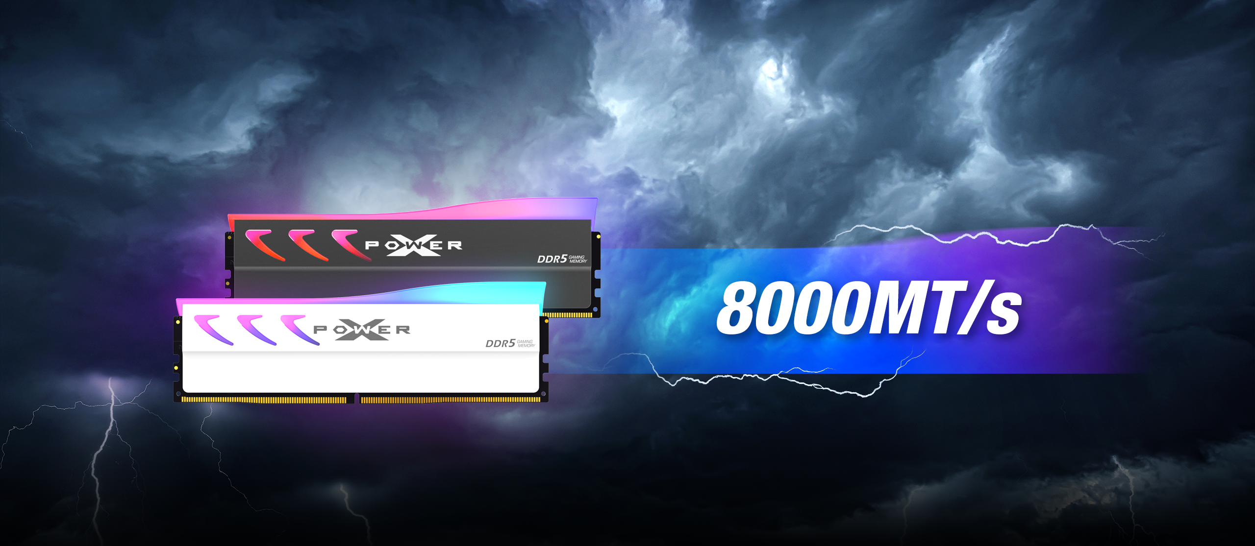 Silicon Power Storm RGB DDR5 Desktop Memory