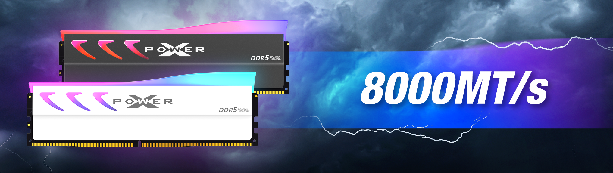 Silicon Power Storm RGB DDR5 Desktop Memory