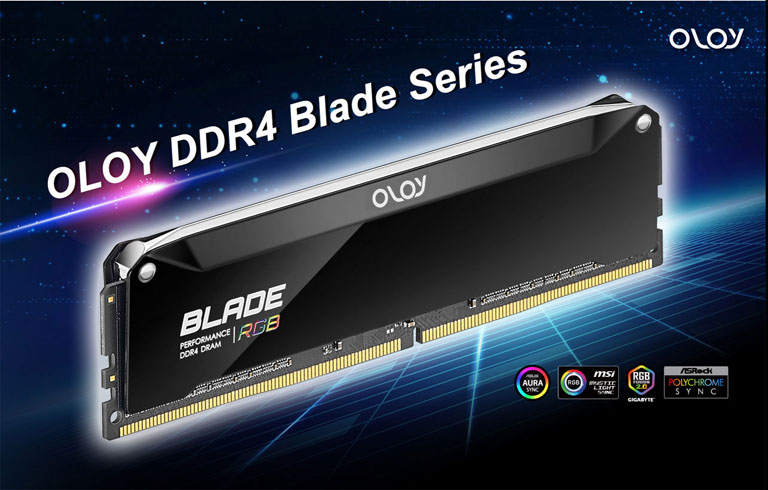 OLOy Blade 16GB (2 x 8GB) DDR4 3600 (PC4 28800) Desktop Memory Model  ND4U0836182BRLDE