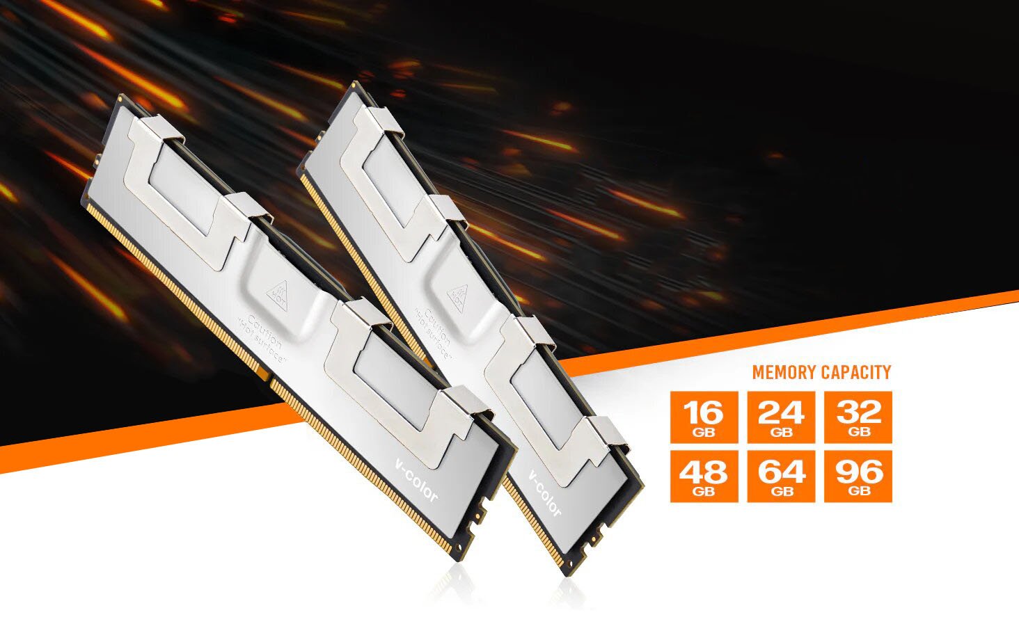 V-COLOR DDR5 OC R-DIMM Memory Ram for TRX50 Workstation