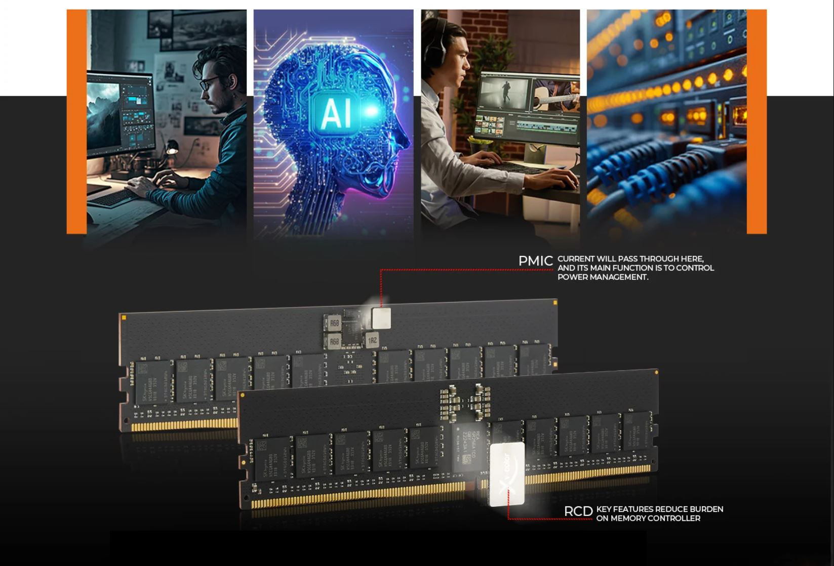 V-COLOR DDR5 OC R-DIMM Memory Ram for WRX90 Workstation