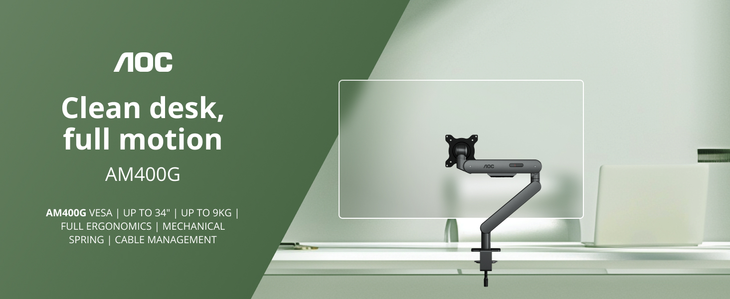 AOC AM400G Desk-mount Monitor Arm