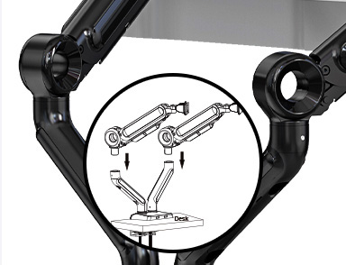 Rosewill Premium Dual Monitor Mount