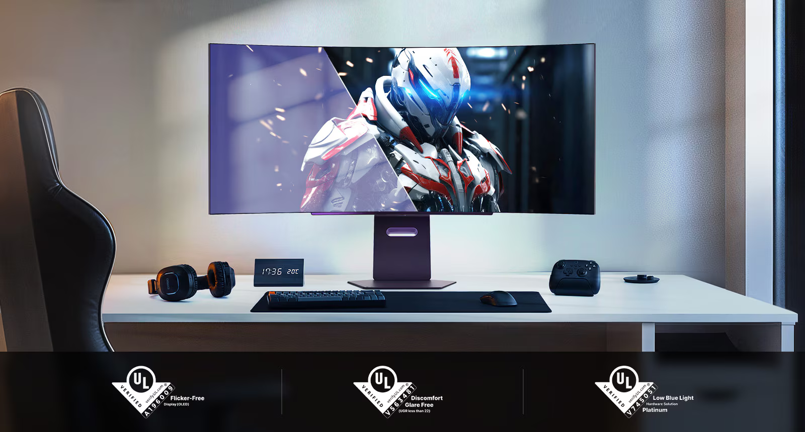 LG UltraGear 240 Hz OLED WQHD Curved Gaming Monitor