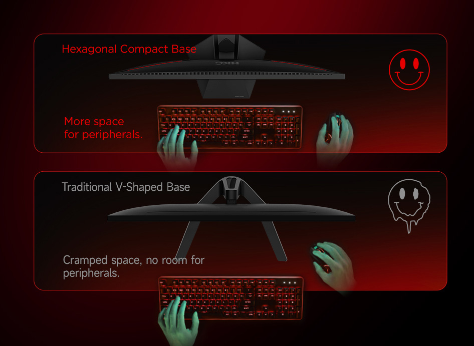 HKC G24H3D 240Hz Gaming Monitor