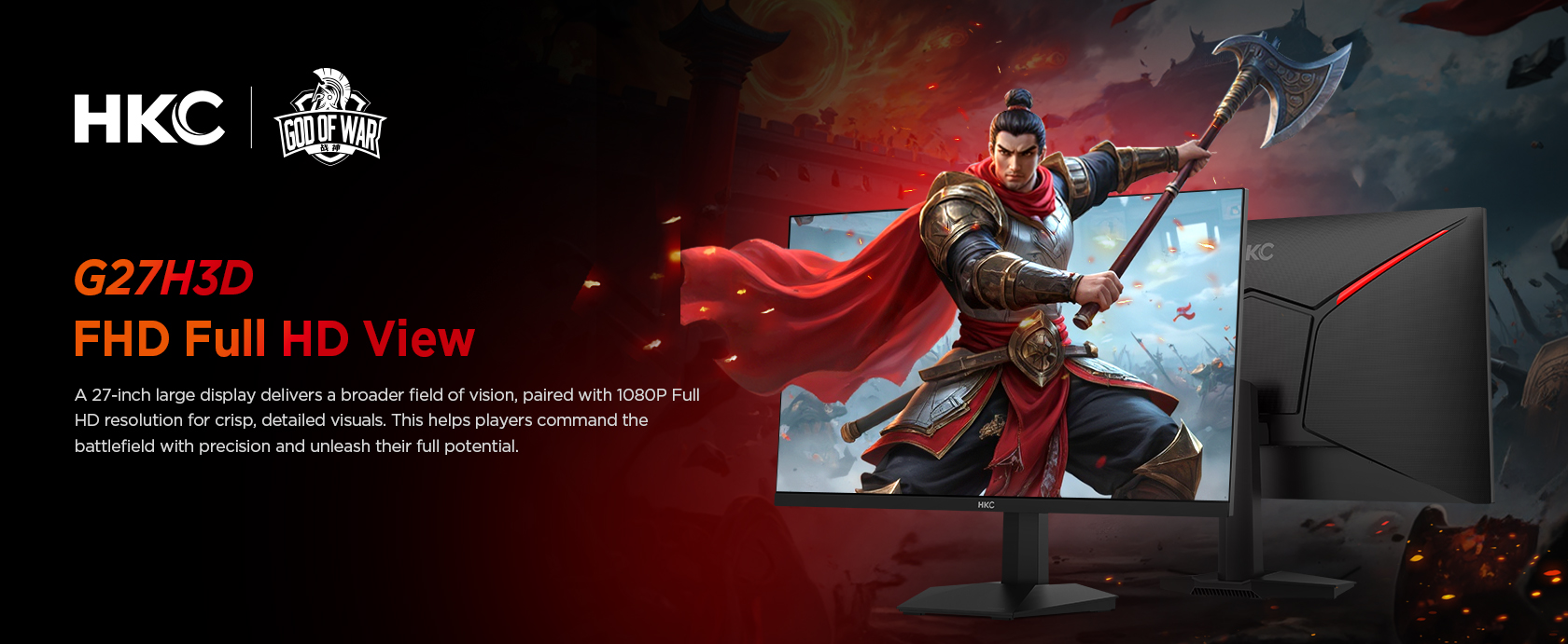 HKC G27H3D 240Hz Gaming Monitor