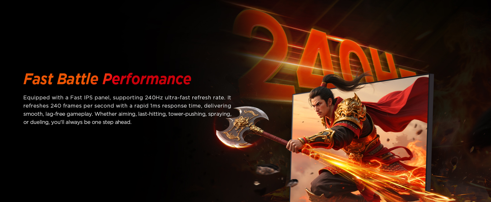 HKC G27H3D 240Hz Gaming Monitor