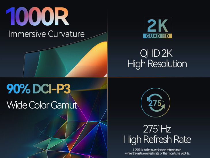 HKC CG321QKS VA Gaming Monitor