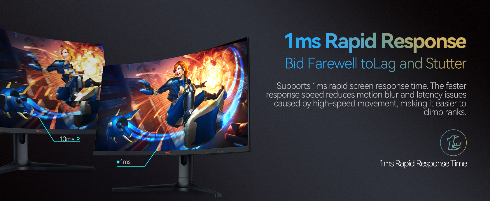 HKC CG321QKS VA Gaming Monitor