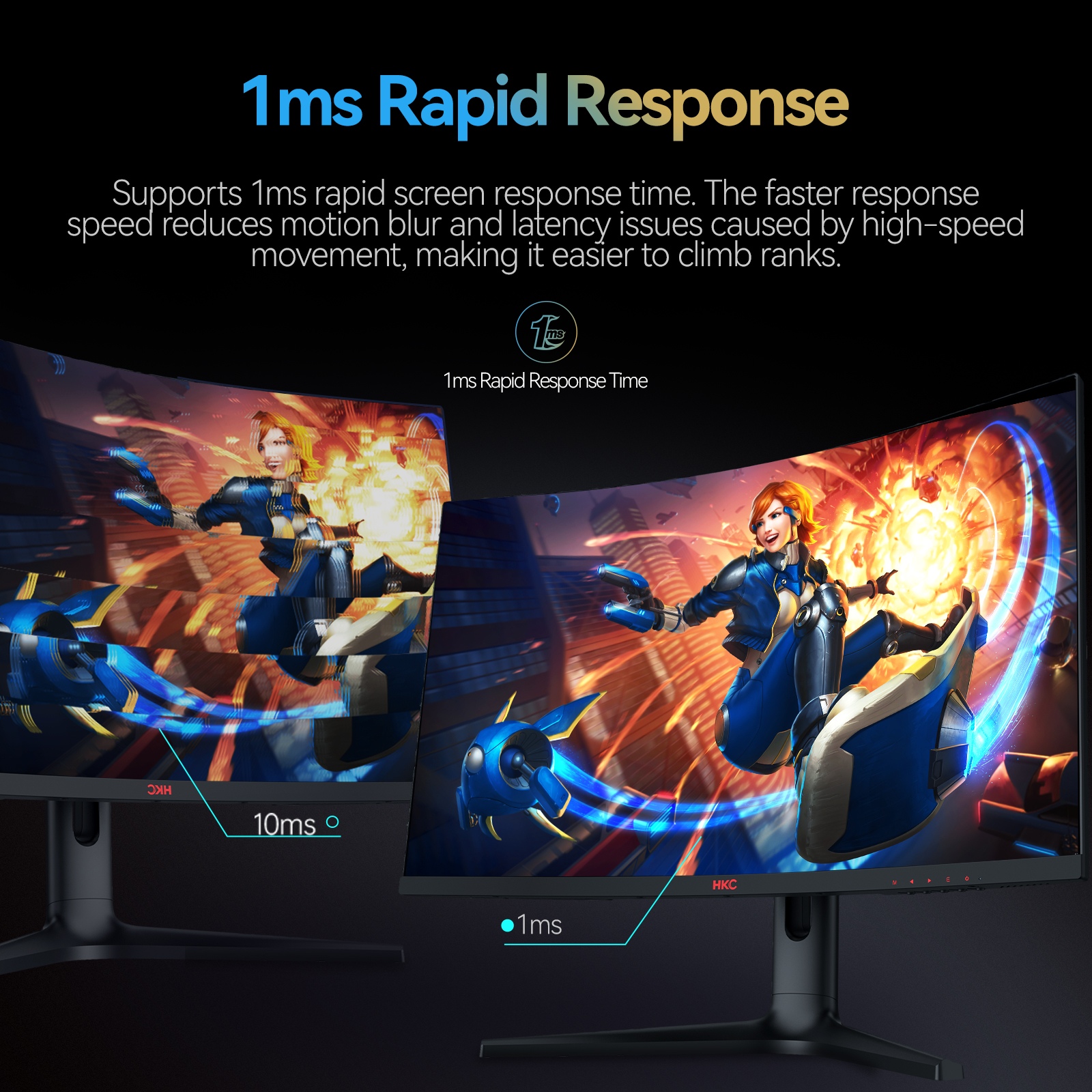 HKC CG321QKS VA Gaming Monitor