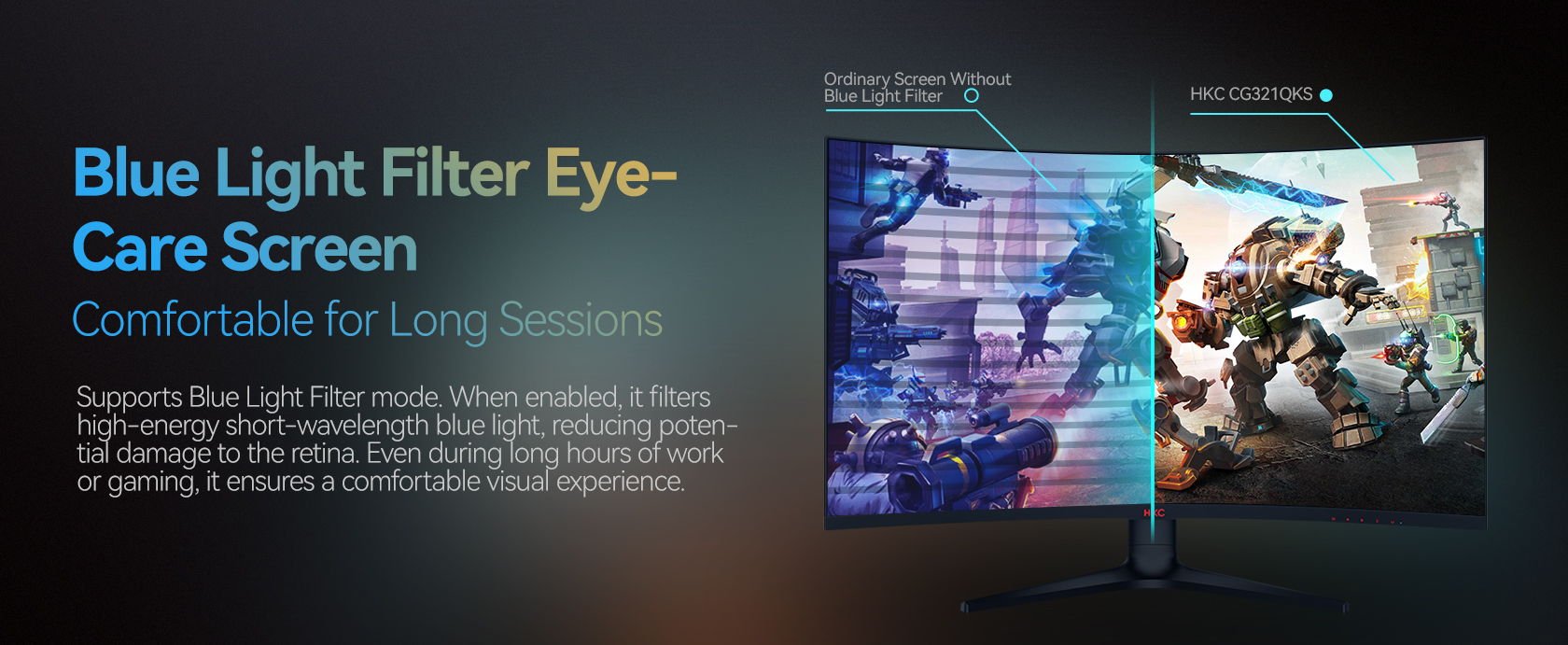 HKC CG321QKS VA Gaming Monitor