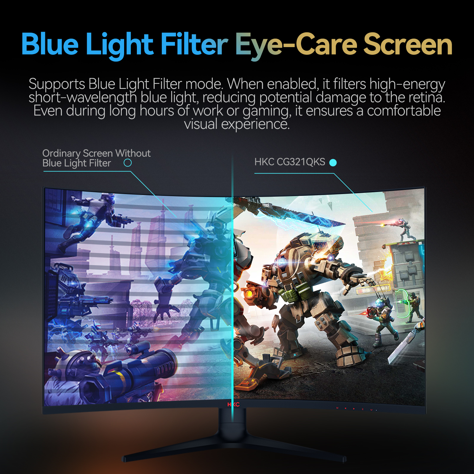 HKC CG321QKS VA Gaming Monitor