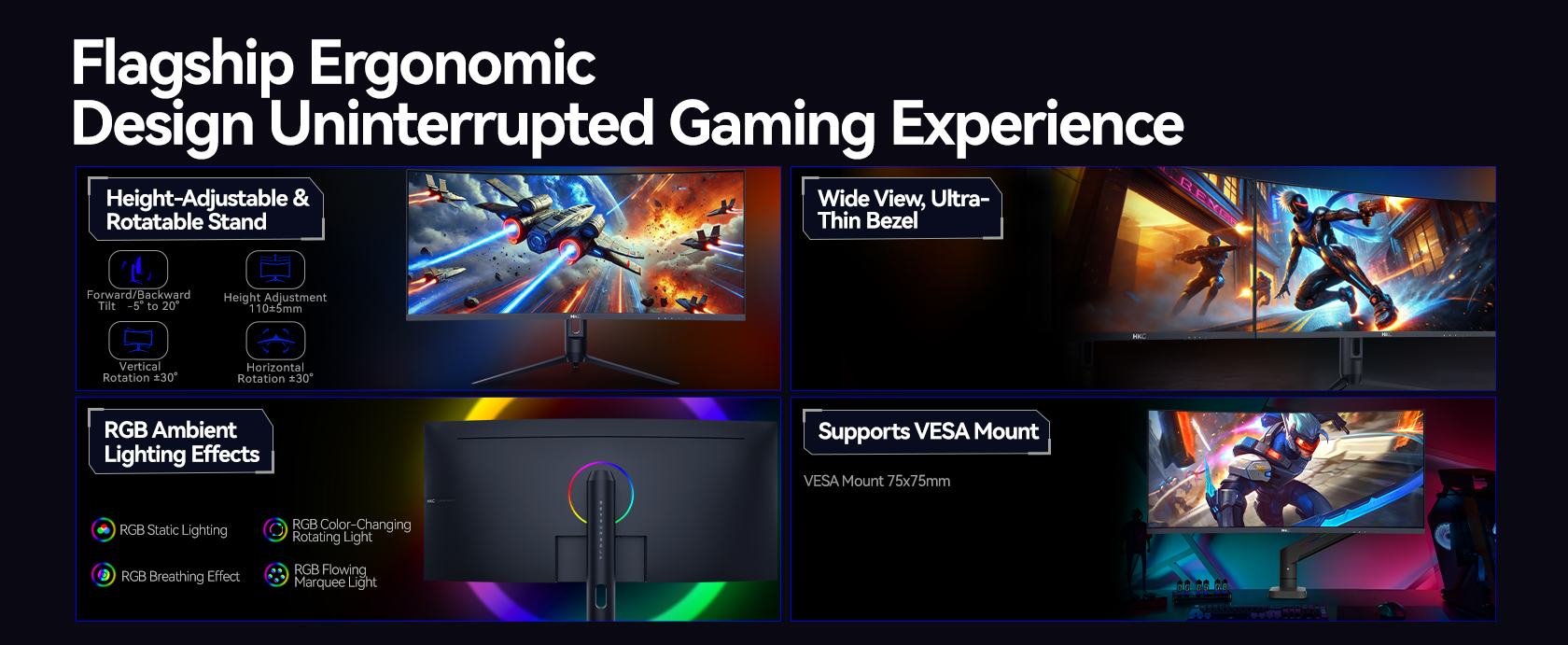 HKC CG345UK Gaming Monitor