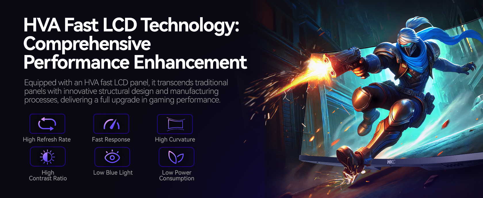 HKC CG345UK Gaming Monitor