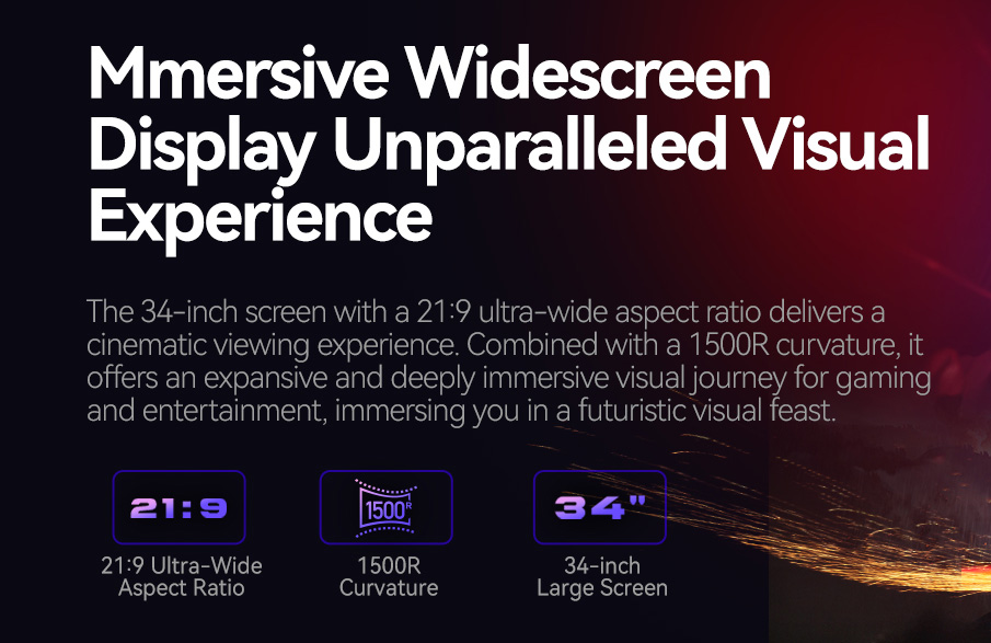 HKC CG345UK Gaming Monitor