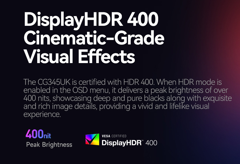 HKC CG345UK Gaming Monitor