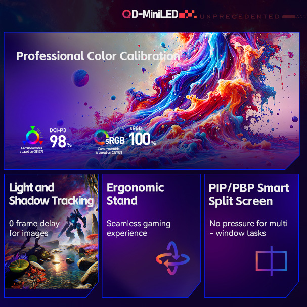 HKC G27M5 27 Inch QD-Mini LED Gaming Monitor