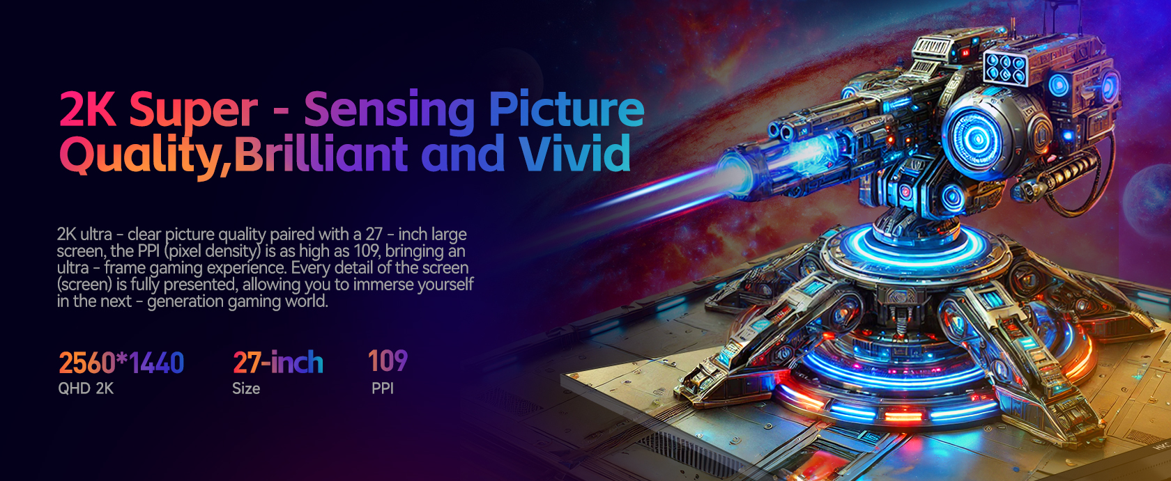 HKC G27M5 27 Inch QD-Mini LED Gaming Monitor