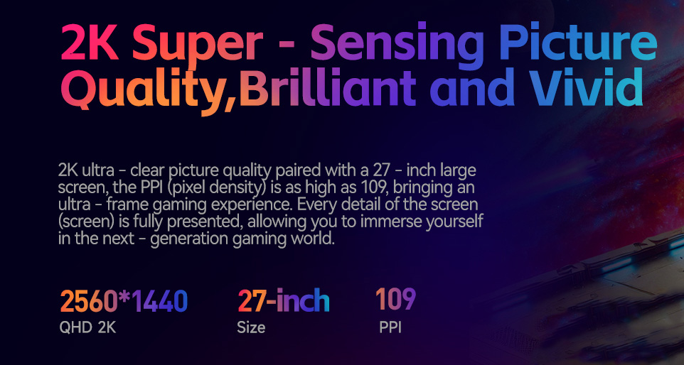 HKC G27M5 27 Inch QD-Mini LED Gaming Monitor