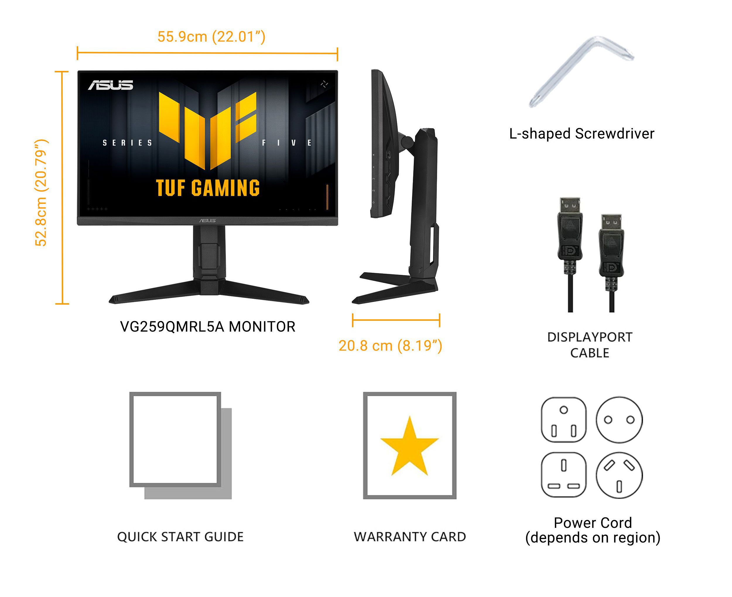 ASUS TUF Gaming Series 5 VG259QMRL5A Gaming Monitor